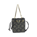 Louis Vuitton Black Leather Shoulder Bag (Pre-Owned)