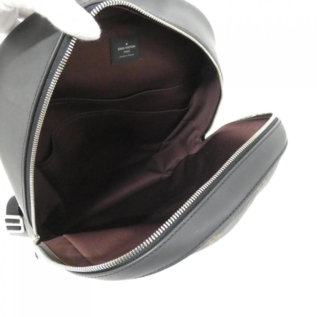 Louis Vuitton Marron Coated Canvas Backpack (Pre-Owned)