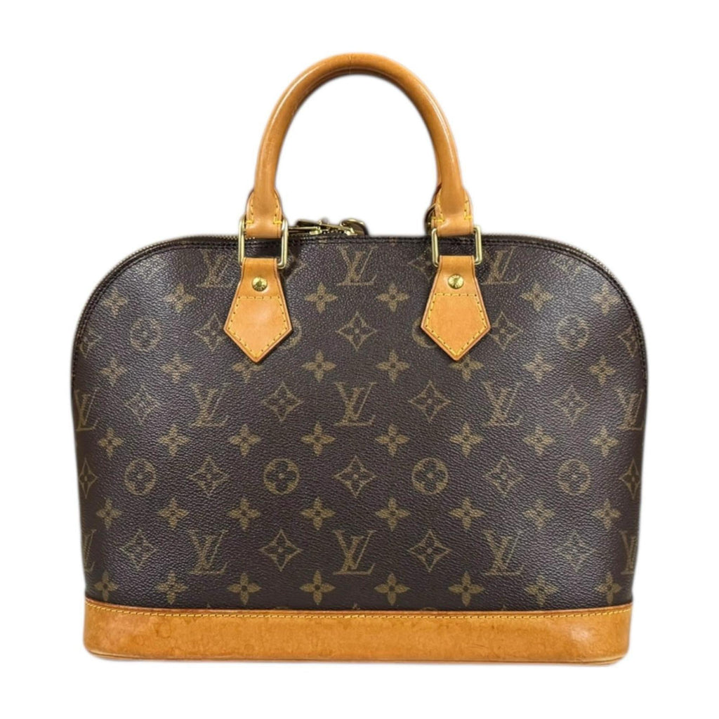 Louis Vuitton Brown Monogram Canvas Handbag (Pre-Owned)