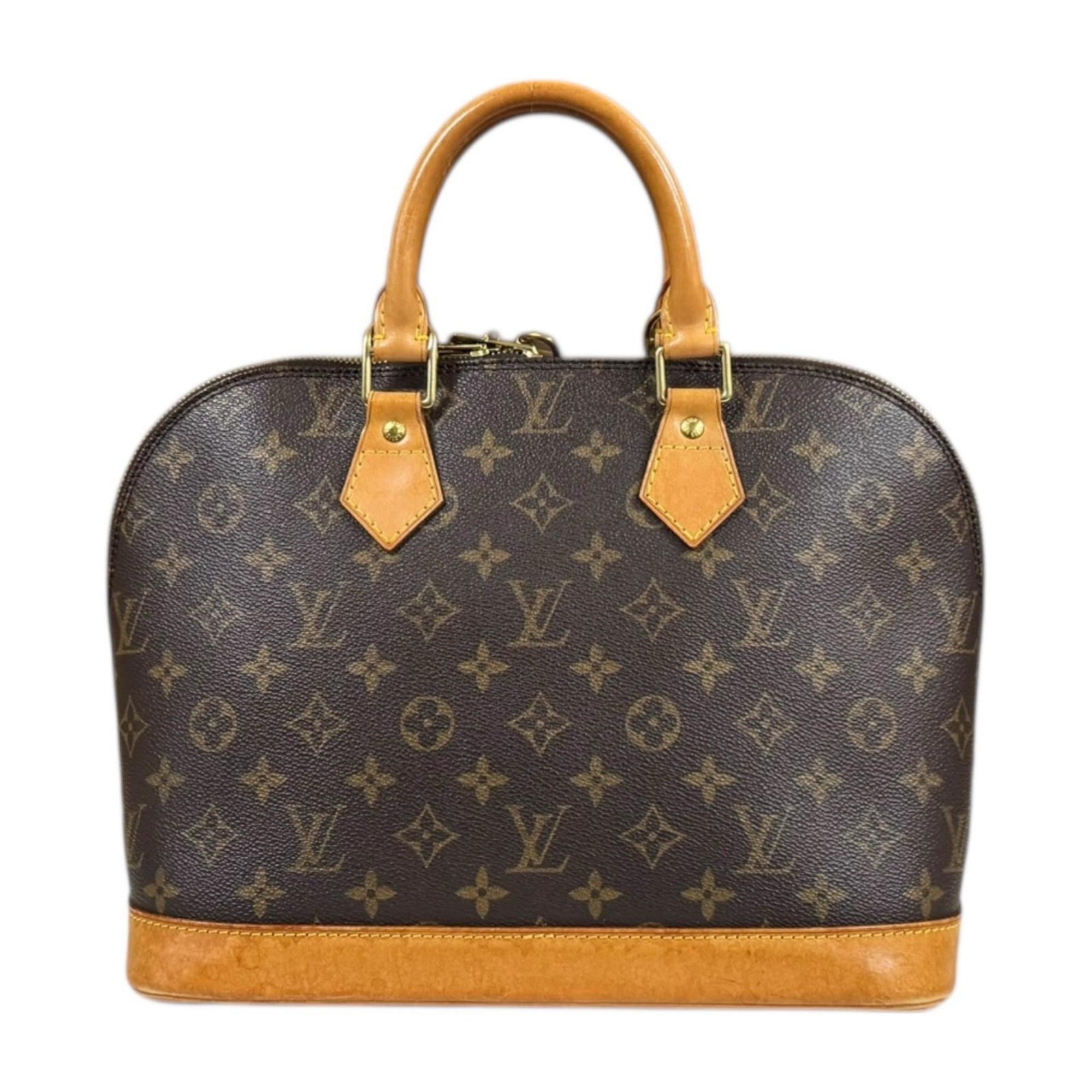 Louis Vuitton Brown Monogram Canvas Handbag (Pre-Owned)