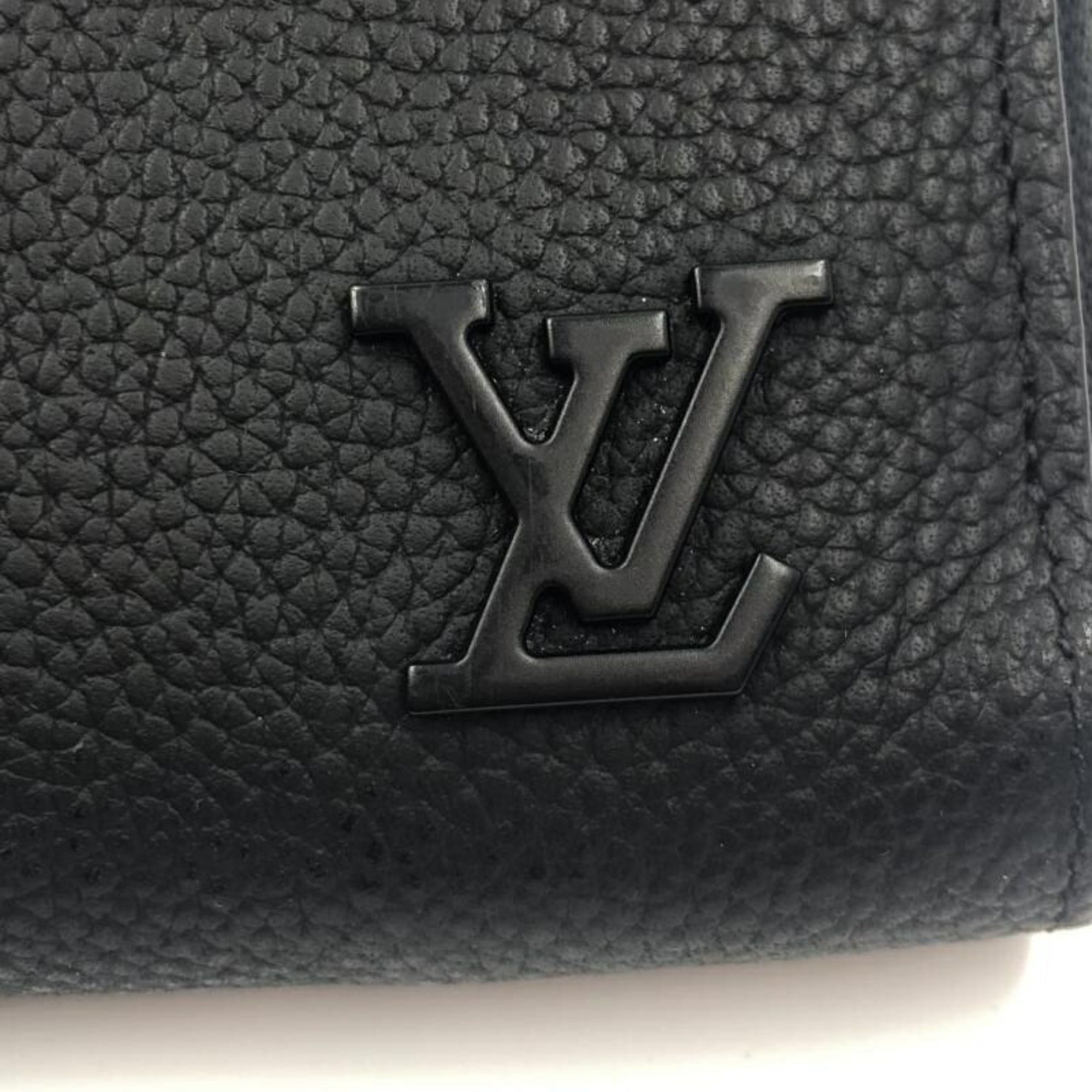 Louis Vuitton Black Coin Purse/Coin Case (Pre-Owned)