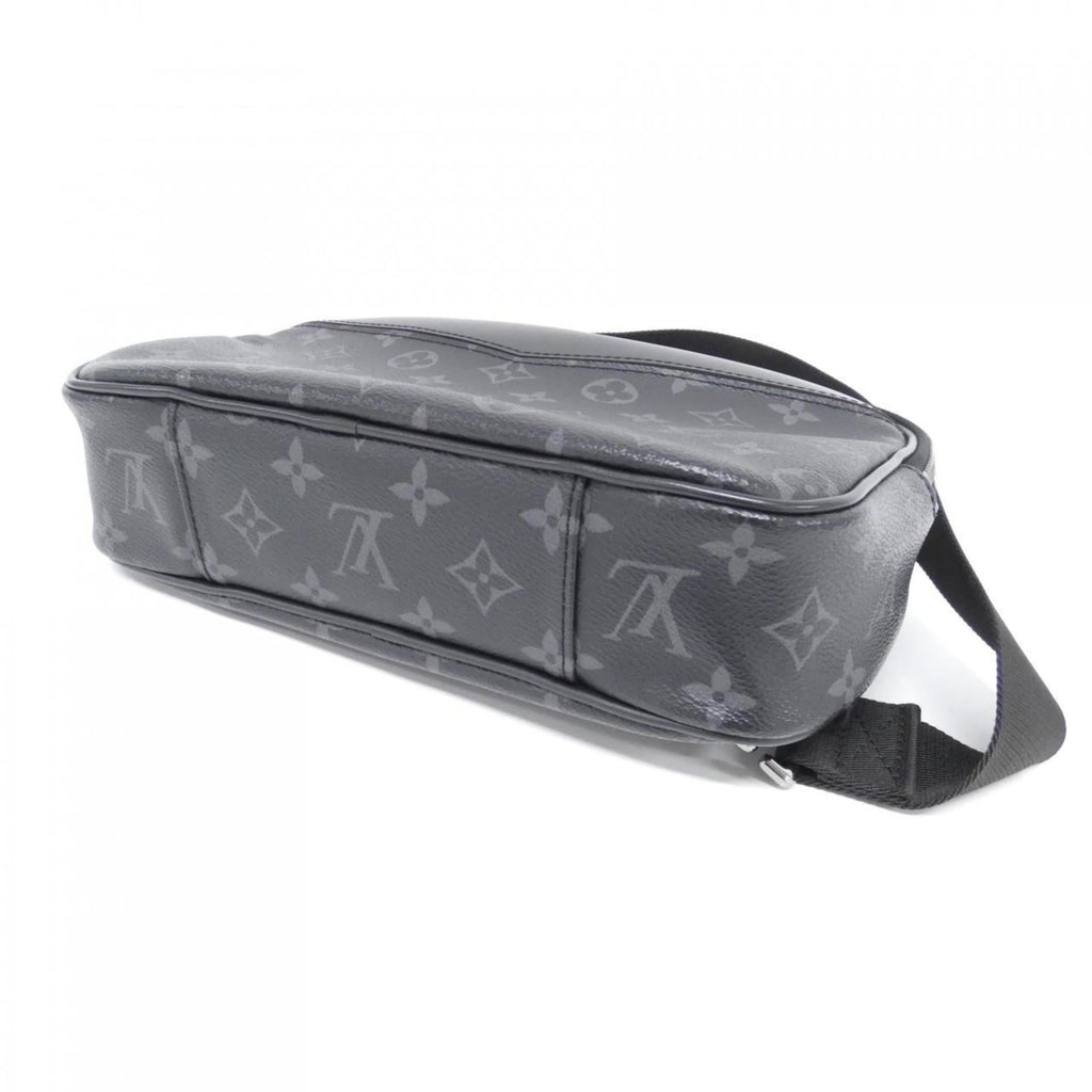 Louis Vuitton Black Coated Canvas Shoulder Bag (Pre-Owned)