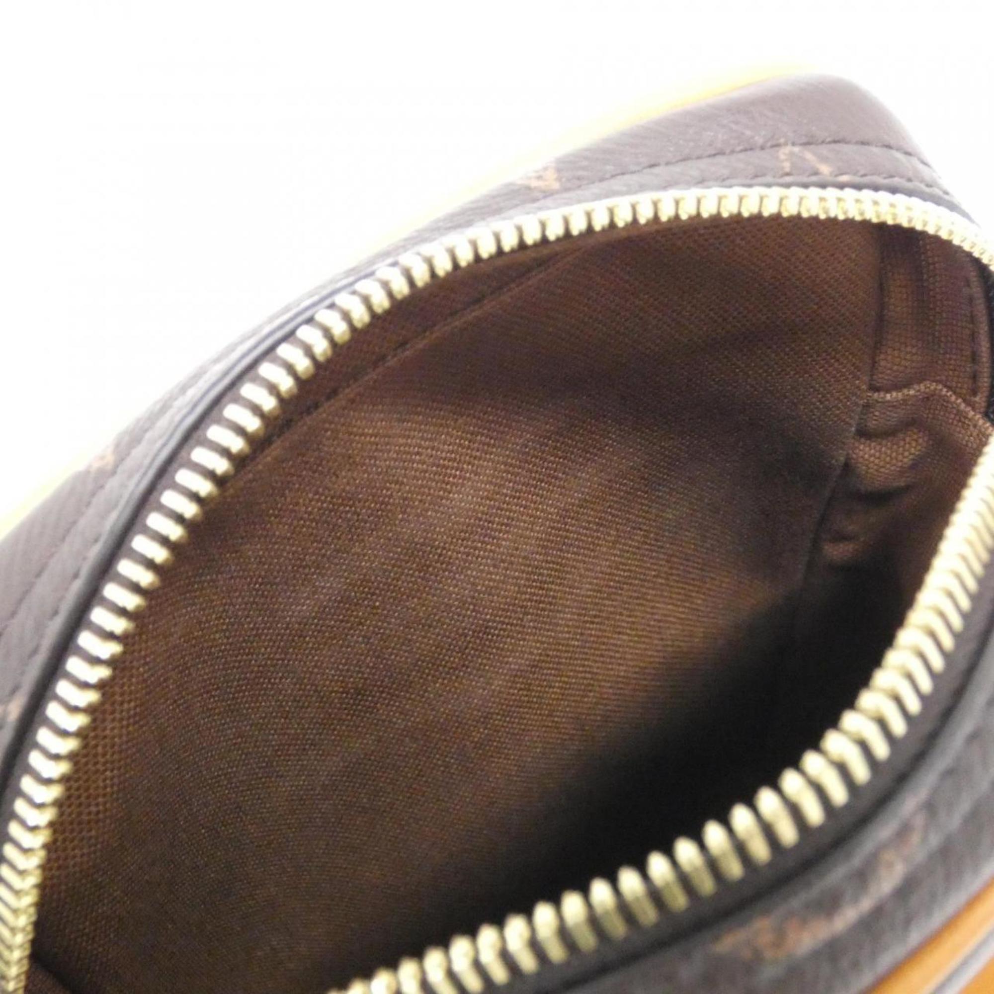 Louis Vuitton Monogram Marron Leather Shoulder Bag (Pre-Owned)