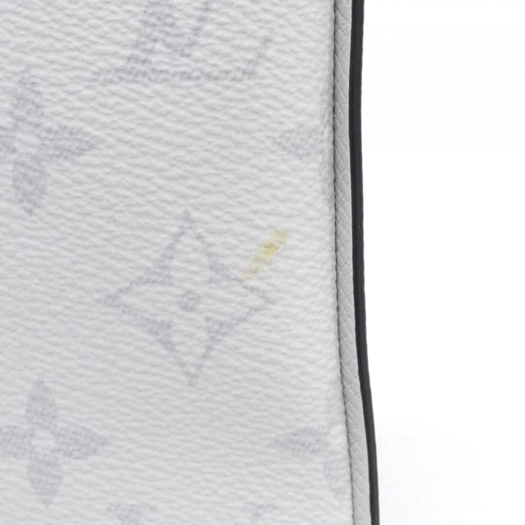 Louis Vuitton White Coated Canvas Shoulder Bag (Pre-Owned)