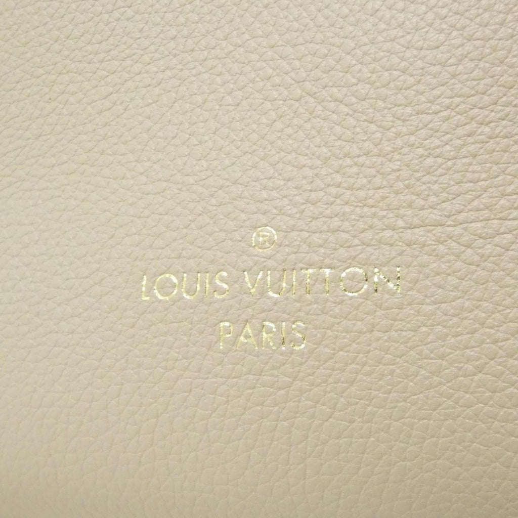 Louis Vuitton Grayish Coated Canvas Leather Handbag (Pre-Owned)