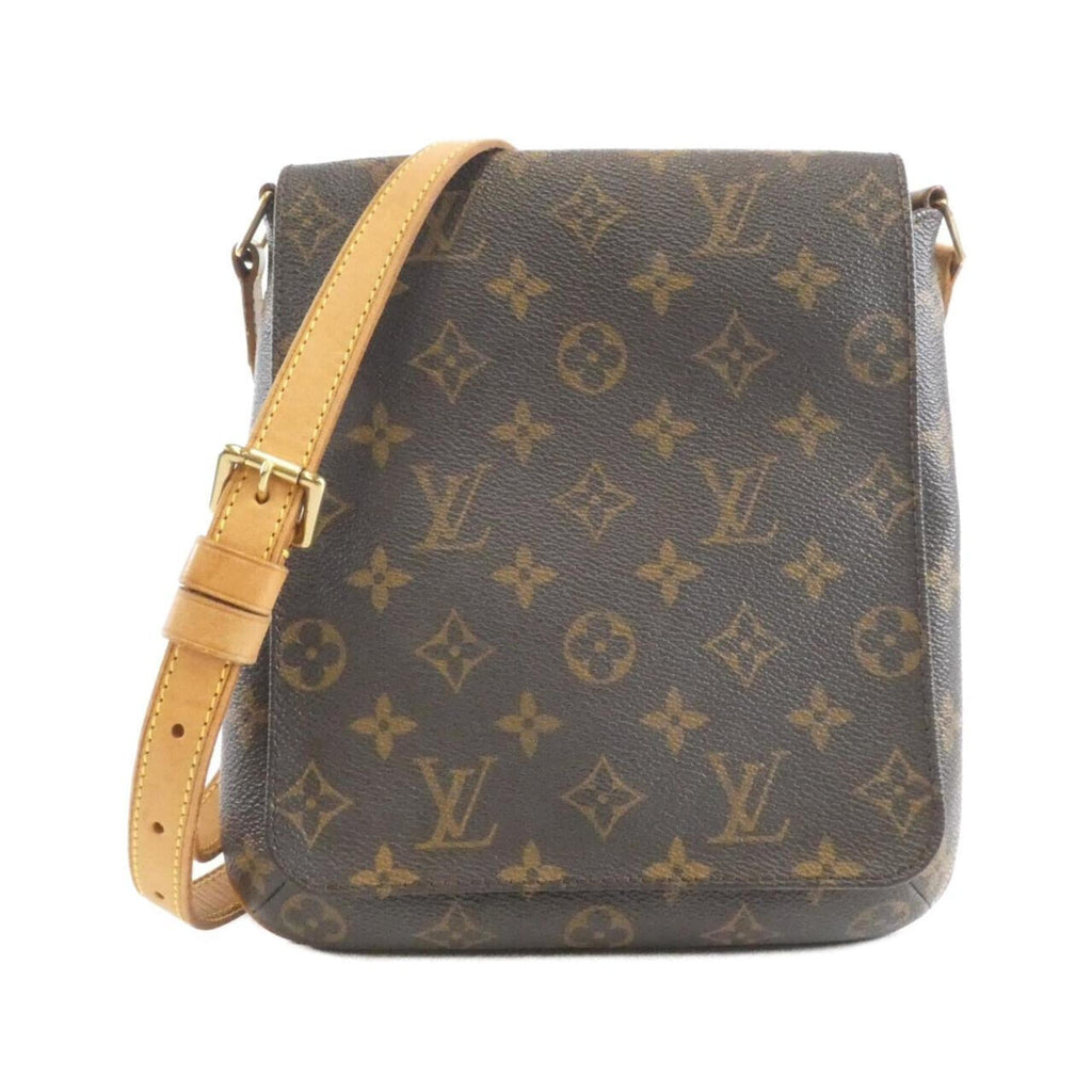 Louis Vuitton Marron Coated Canvas Shoulder Bag (Pre-Owned)