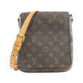 Louis Vuitton Marron Coated Canvas Shoulder Bag (Pre-Owned)