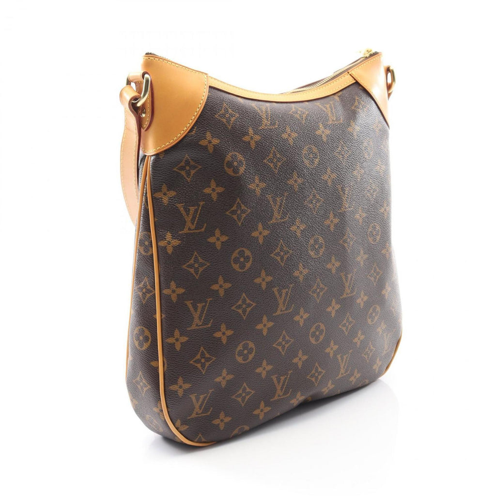 Louis Vuitton Brown Coated Canvas Leather Shoulder Bag (Pre-Owned)