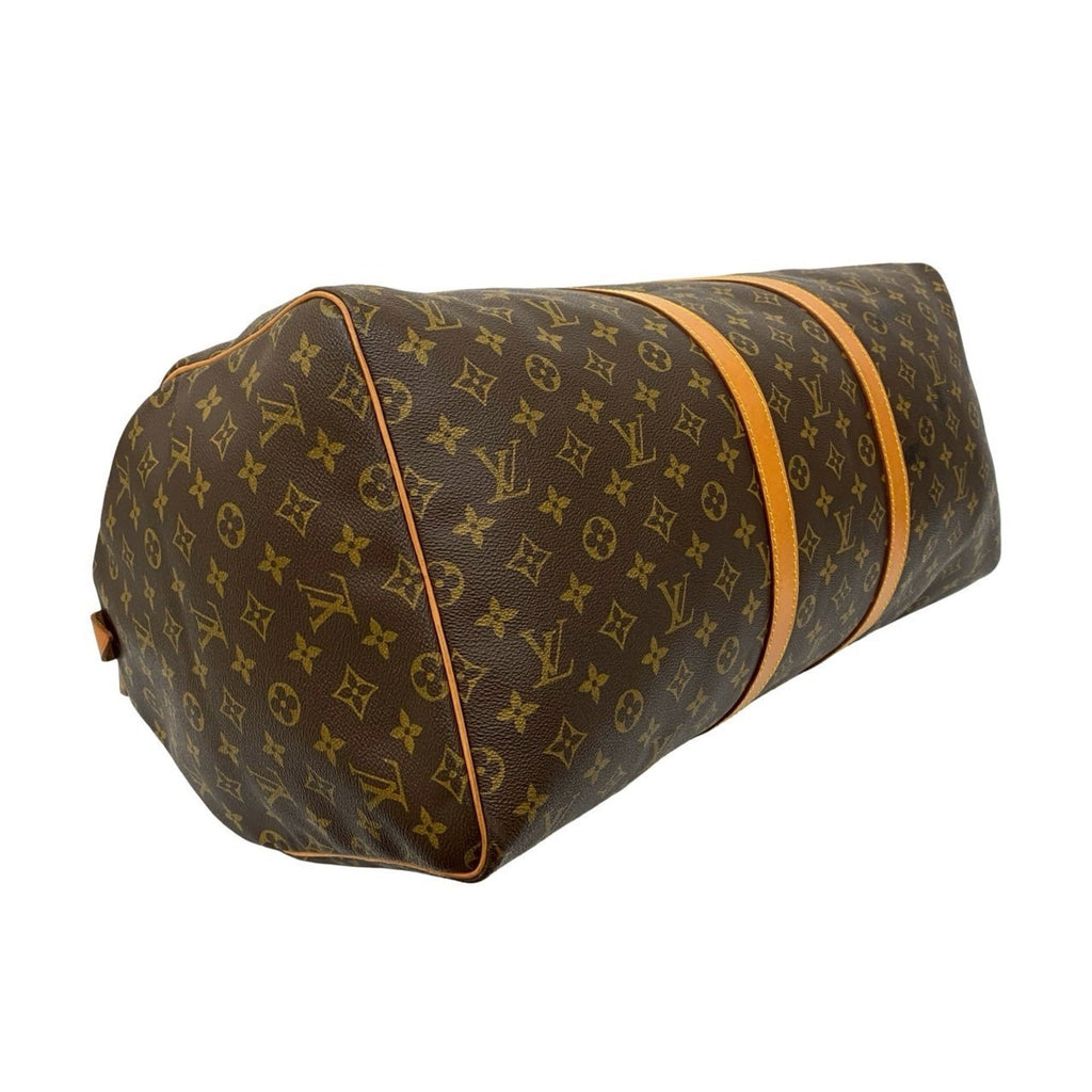 Louis Vuitton Brown Leather Pvc Boston Bag (Pre-Owned)