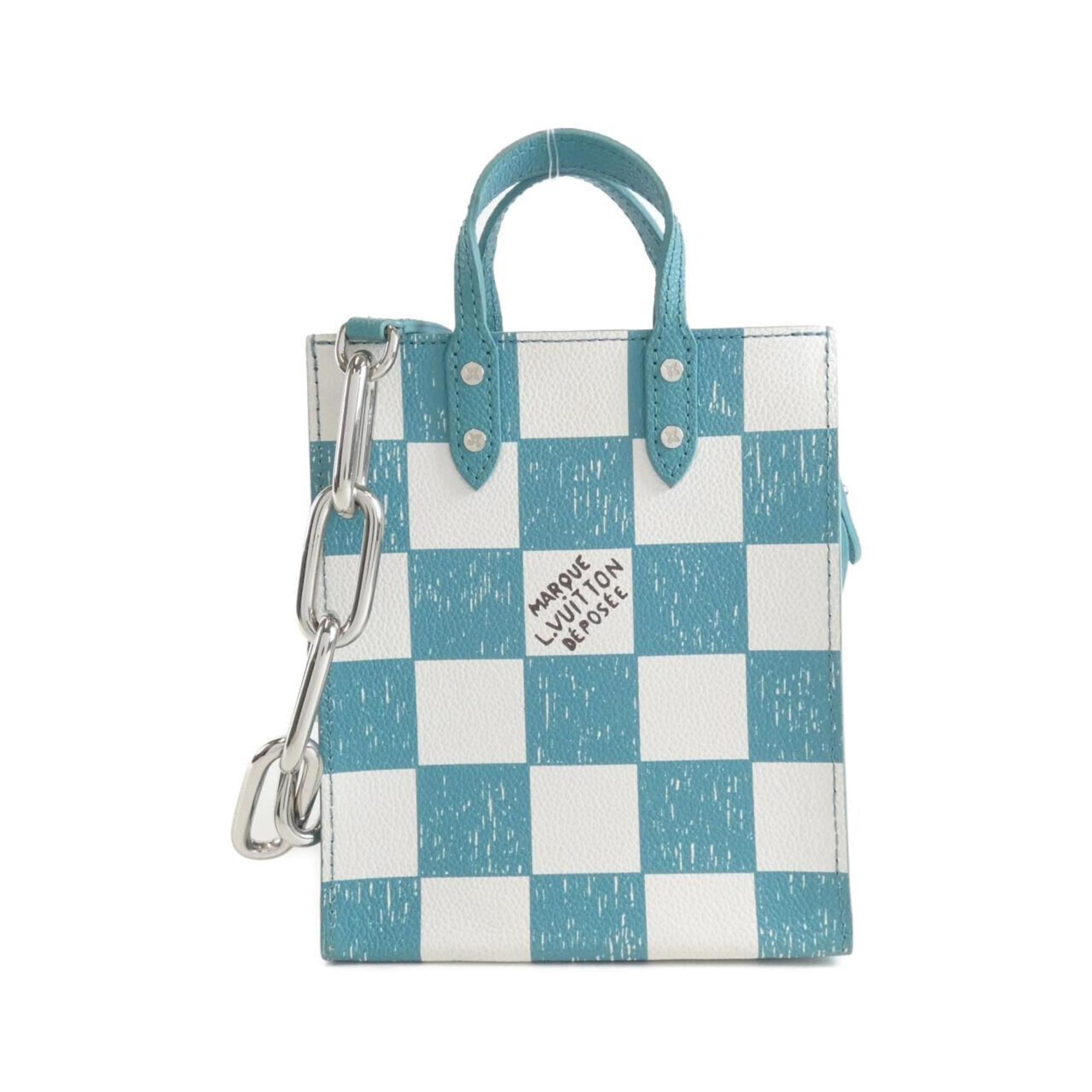 Louis Vuitton Turquoise Leather Handbag (Pre-Owned)