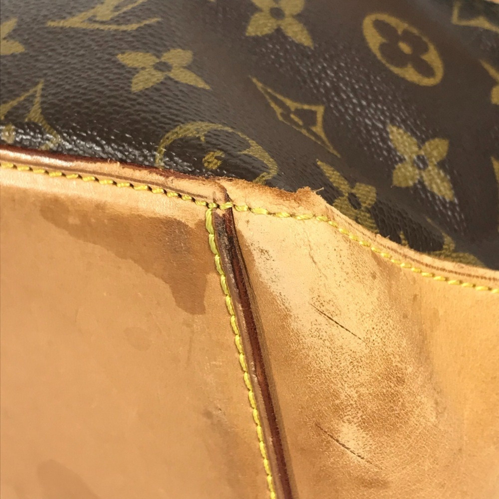 Louis Vuitton Brown Monogram Canvas Shoulder Bag Tote Bag (Pre-Owned)