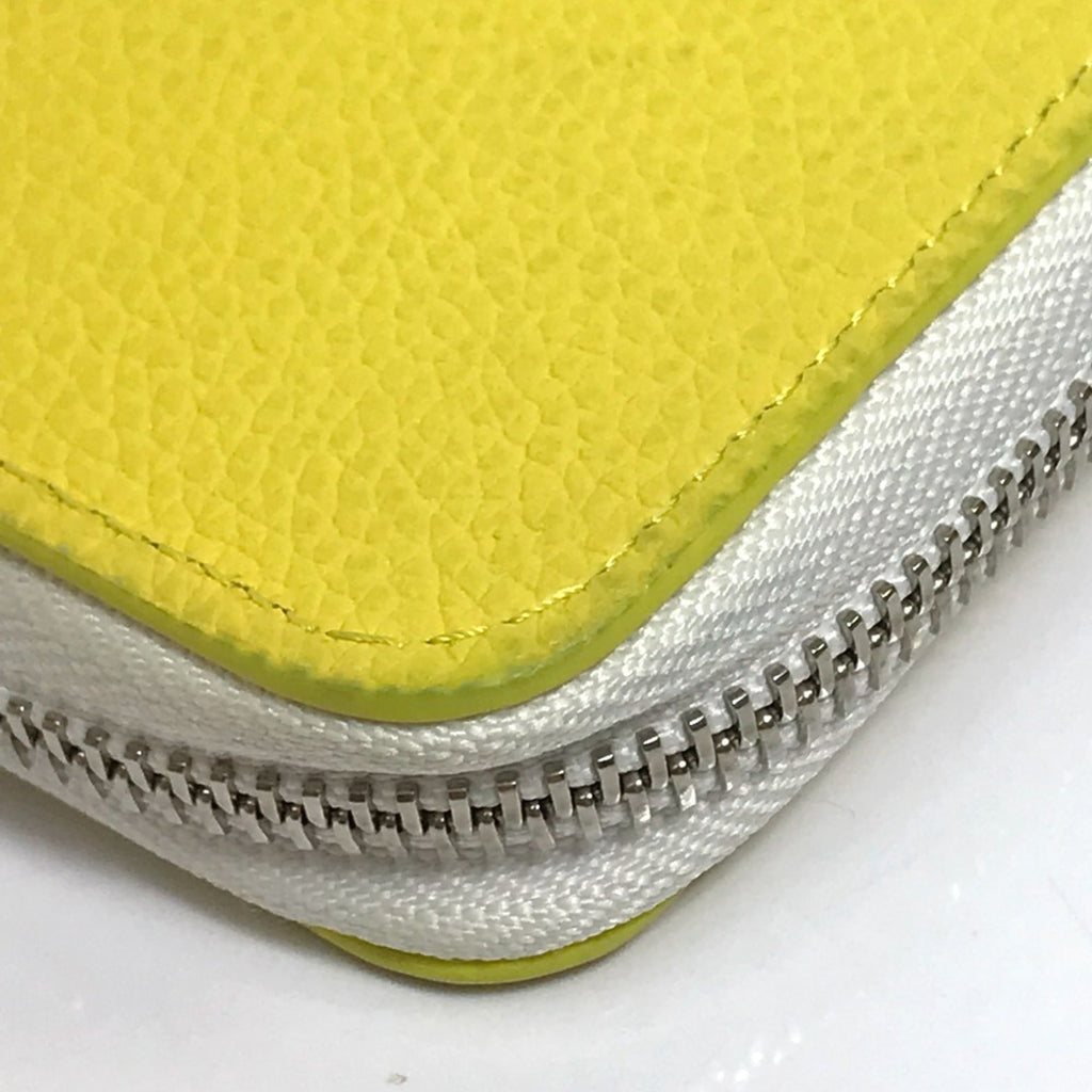 Louis Vuitton Yellow Leather Long Wallet (Bi-Fold) (Pre-Owned)