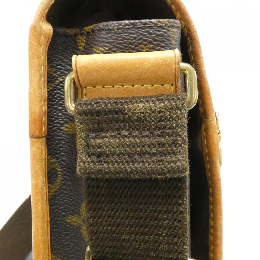 Louis Vuitton Marron Coated Canvas Shoulder Bag (Pre-Owned)