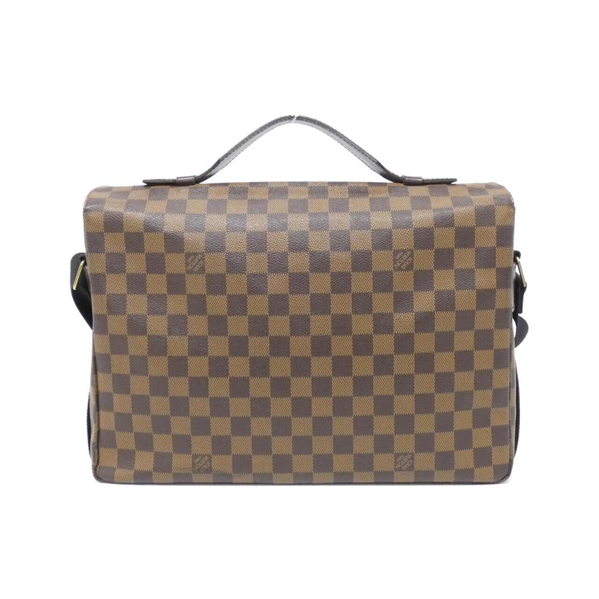 Louis Vuitton Damier Damier Canvas Ebene Damier Canvas Shoulder Bag (Pre-Owned)