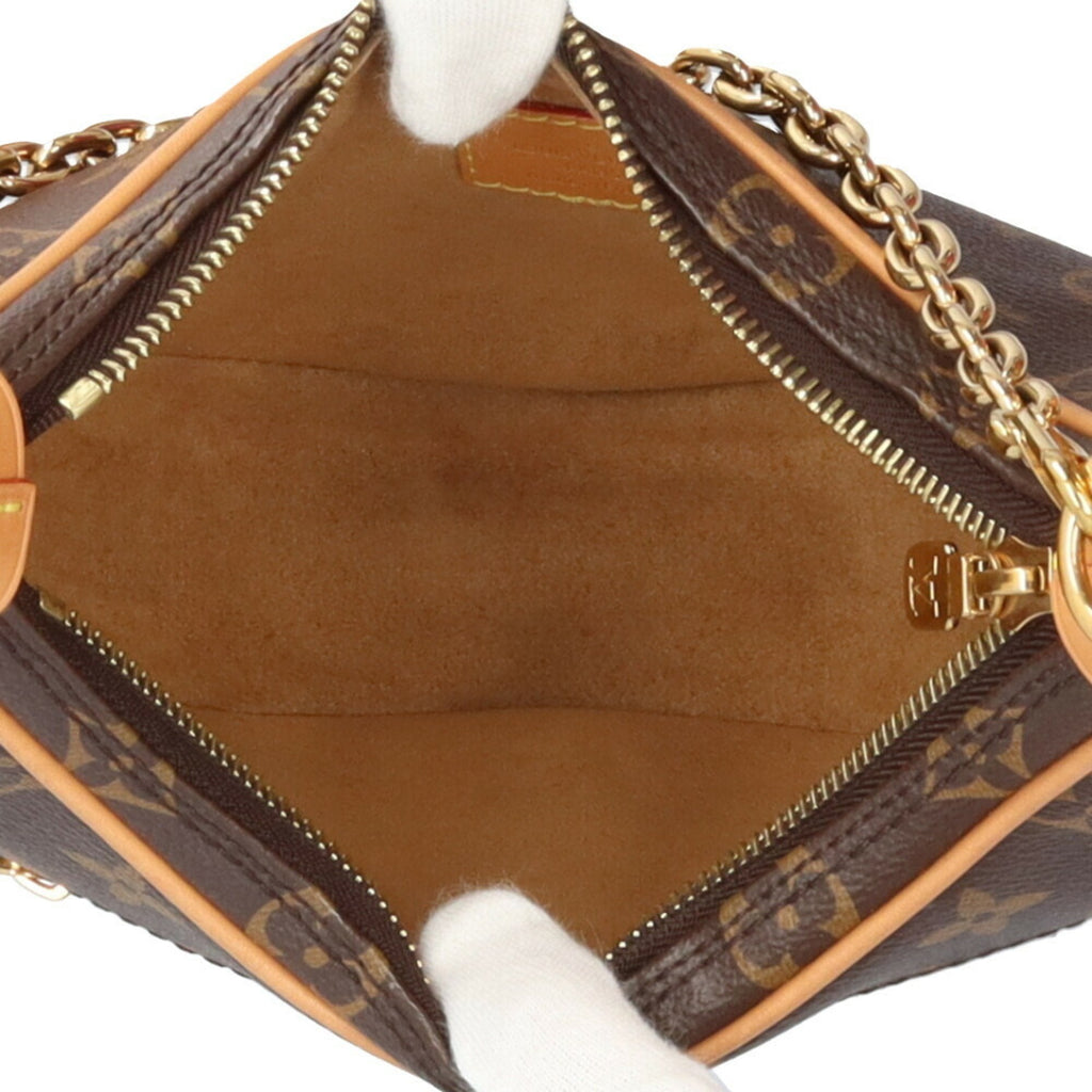 Louis Vuitton Brown Monogram Canvas Shoulder Bag (Pre-Owned)