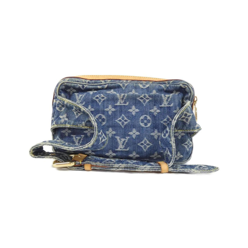 Louis Vuitton Monogram Denim Blue Monogram Denim Shoulder Bag (Pre-Owned)