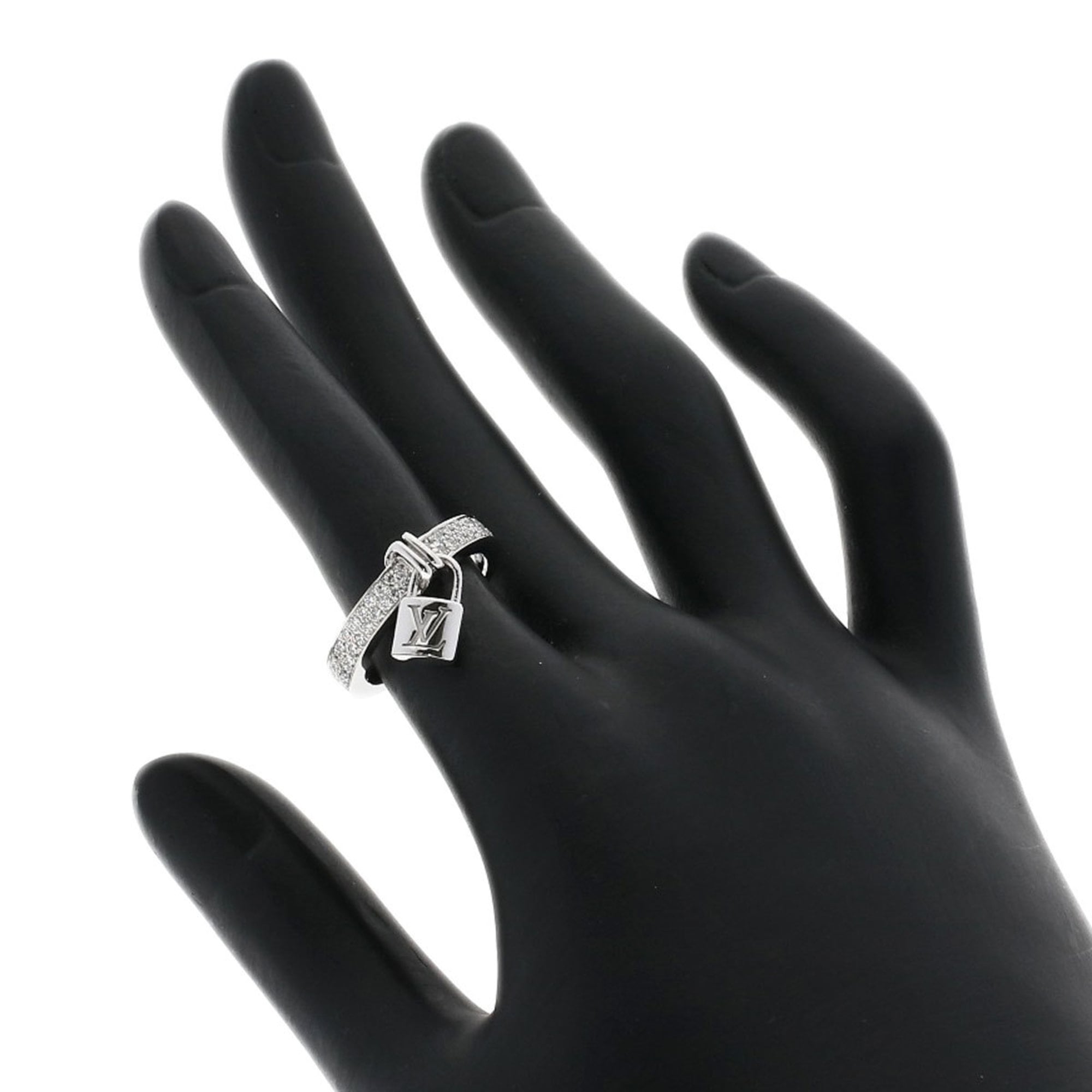 Louis Vuitton White Gold (18K) Band Ring (Pre-Owned)