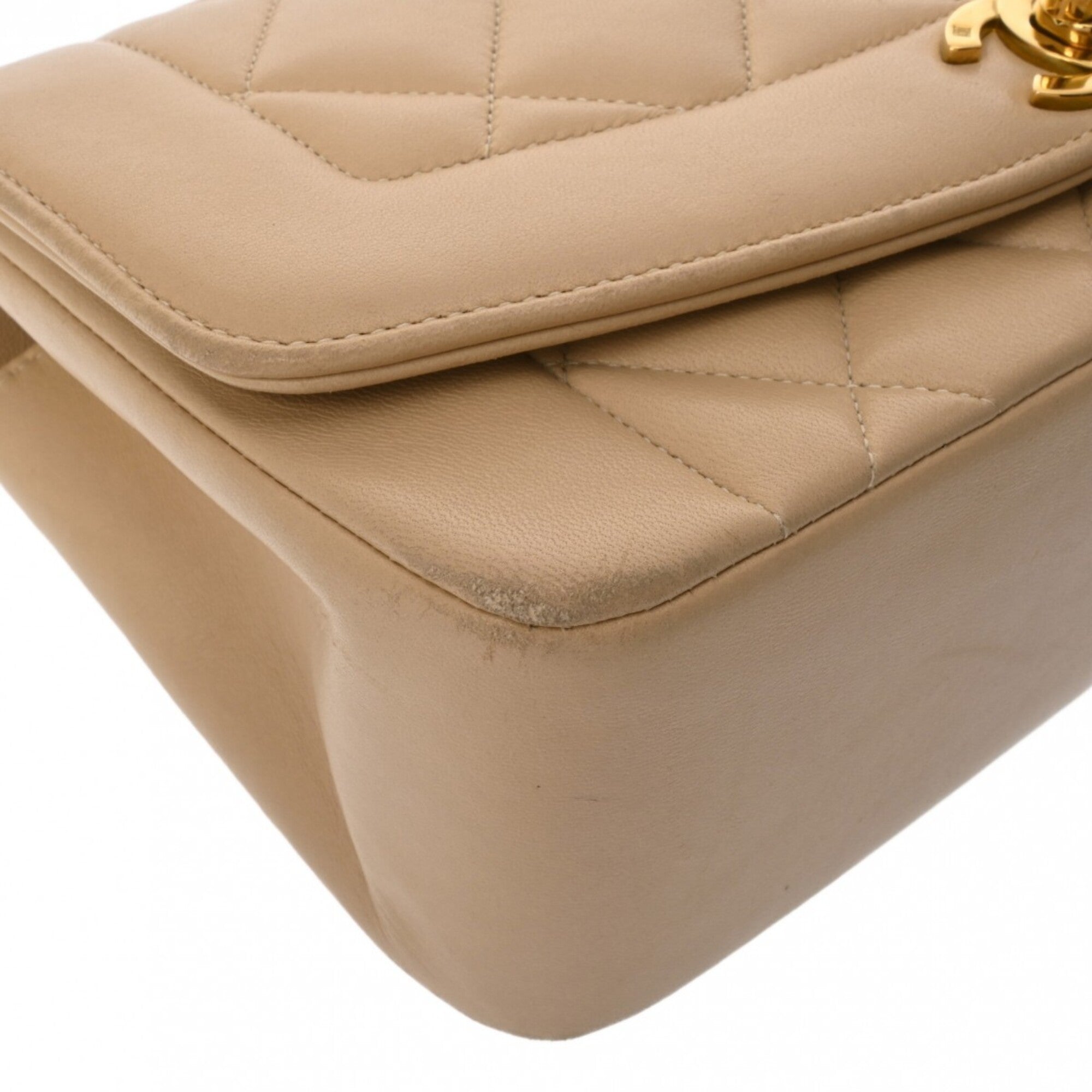 Vintage Diana Flap Bag Quilted Lambskin Small