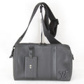 Louis Vuitton Black Leather Shoulder Bag (Pre-Owned)
