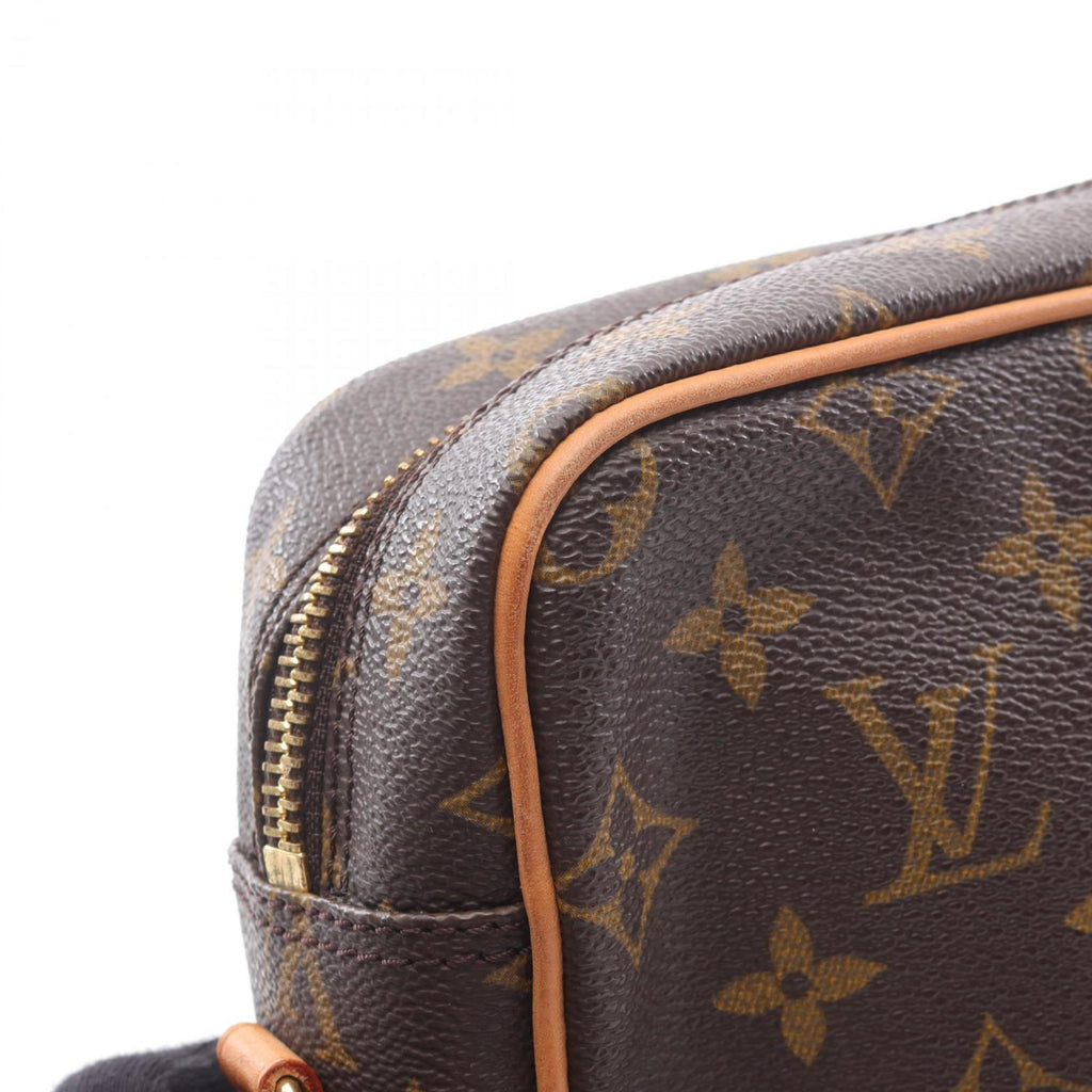 Louis Vuitton Brown Monogram Coated Canvas Shoulder Bag (Pre-Owned)