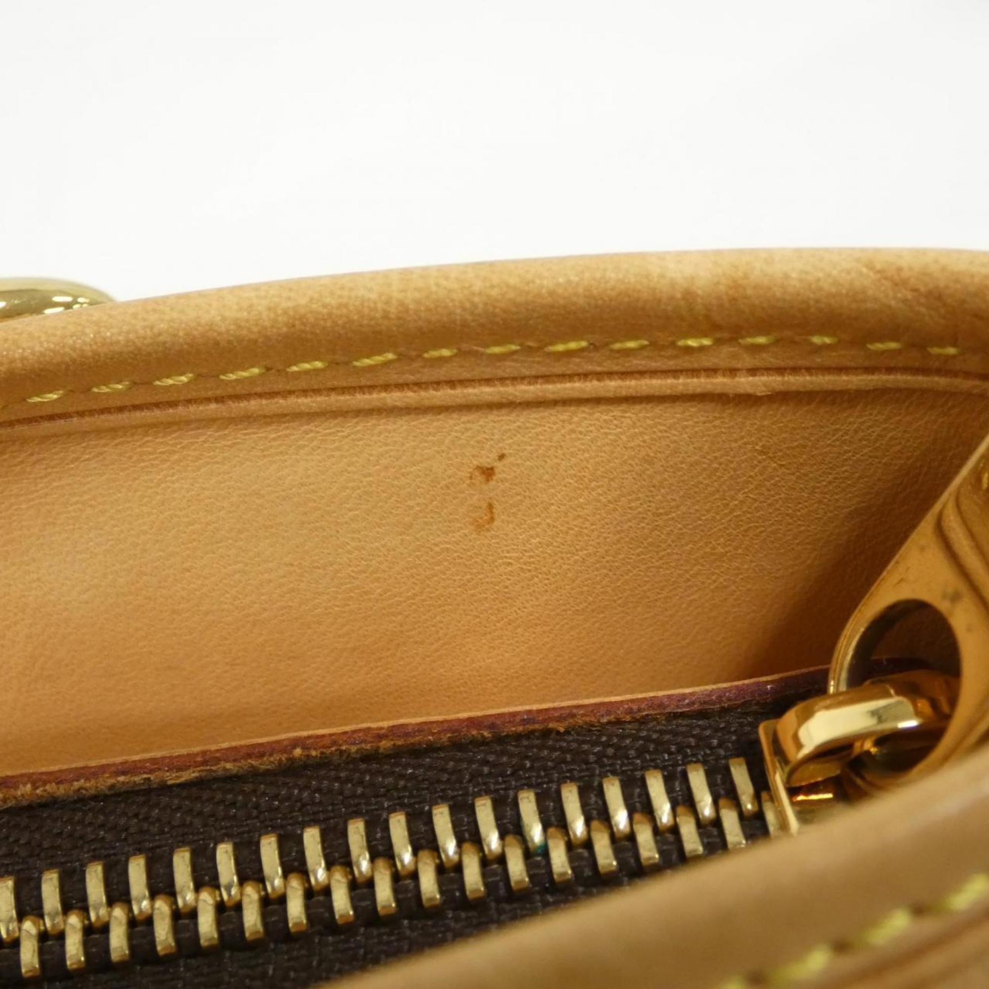 Louis Vuitton Marron Coated Canvas Handbag (Pre-Owned)