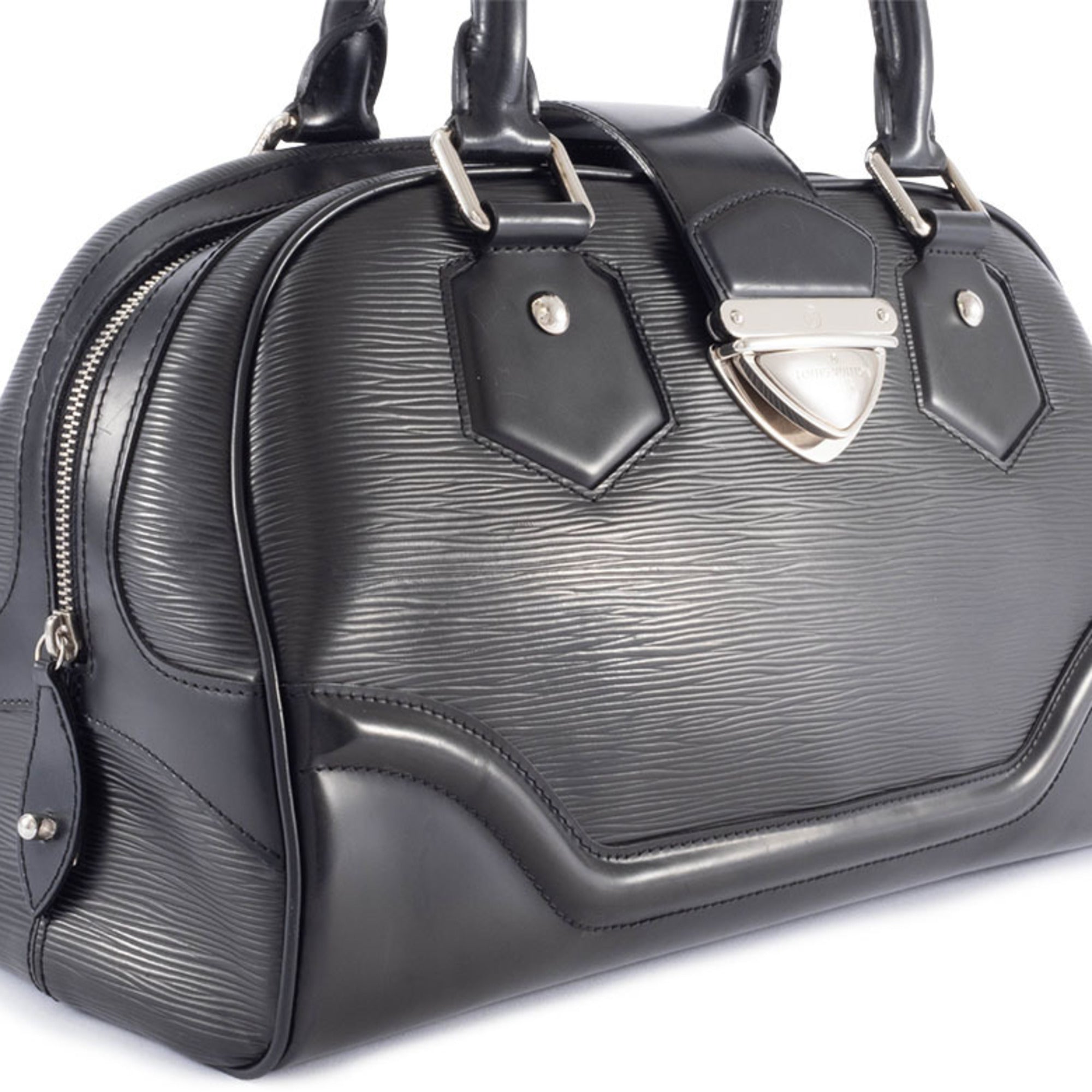 Louis Vuitton Noir Epi Leather Handbag (Pre-Owned)