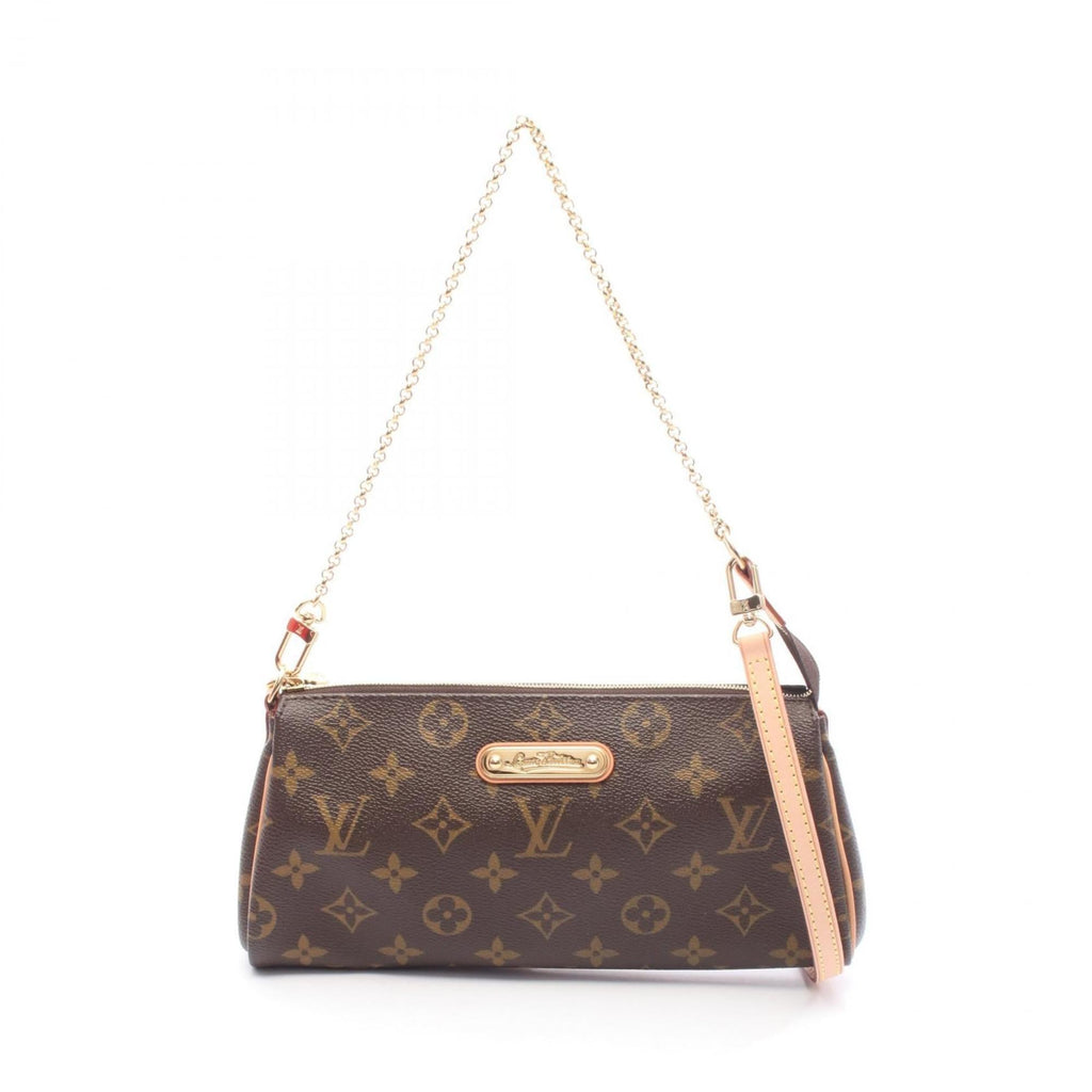 Louis Vuitton Brown Coated Canvas Leather Shoulder Bag (Pre-Owned)