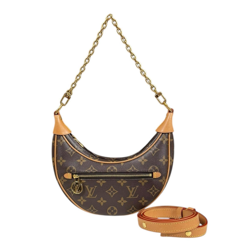 Louis Vuitton Brown Monogram Canvas Shoulder Bag (Pre-Owned)