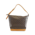 Louis Vuitton Monogram Marron Coated Canvas Shoulder Bag (Pre-Owned)