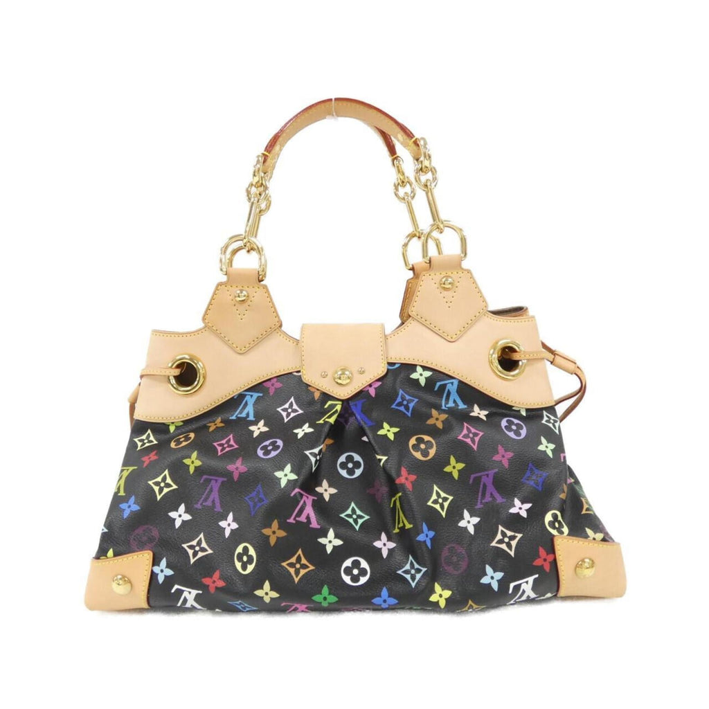 Louis Vuitton Black Coated Canvas Shoulder Bag (Pre-Owned)
