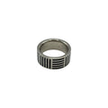 Louis Vuitton Silver Band Ring (Pre-Owned)
