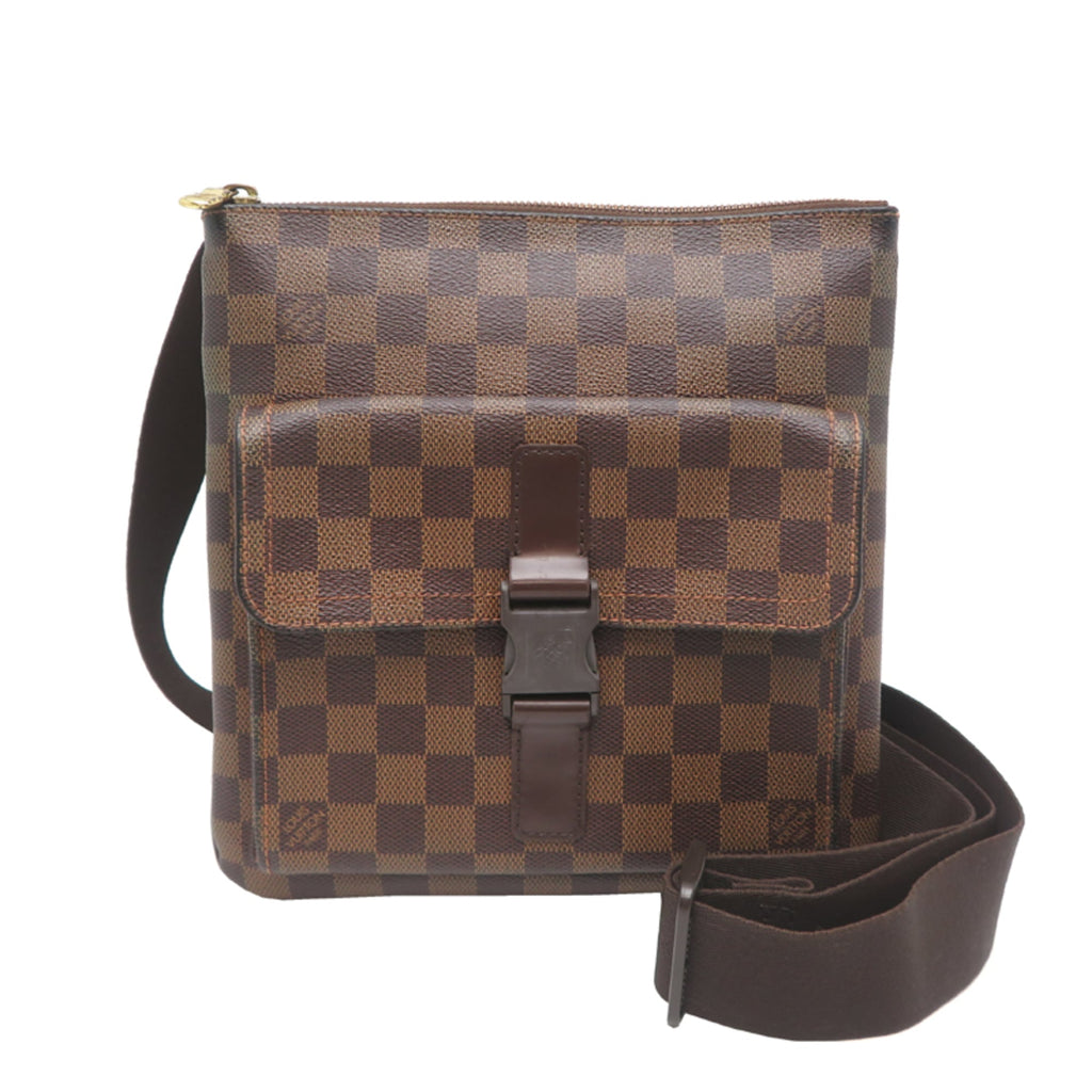 Louis Vuitton Brown Damier Azur Pochette Shoulder Bag (Pre-Owned)