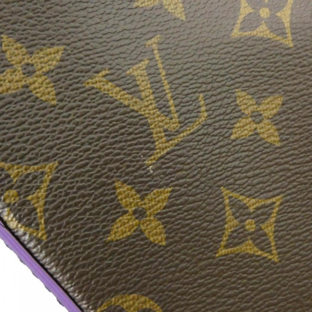 Louis Vuitton Marron Coated Canvas Pouch Shoulder Bag (Pre-Owned)