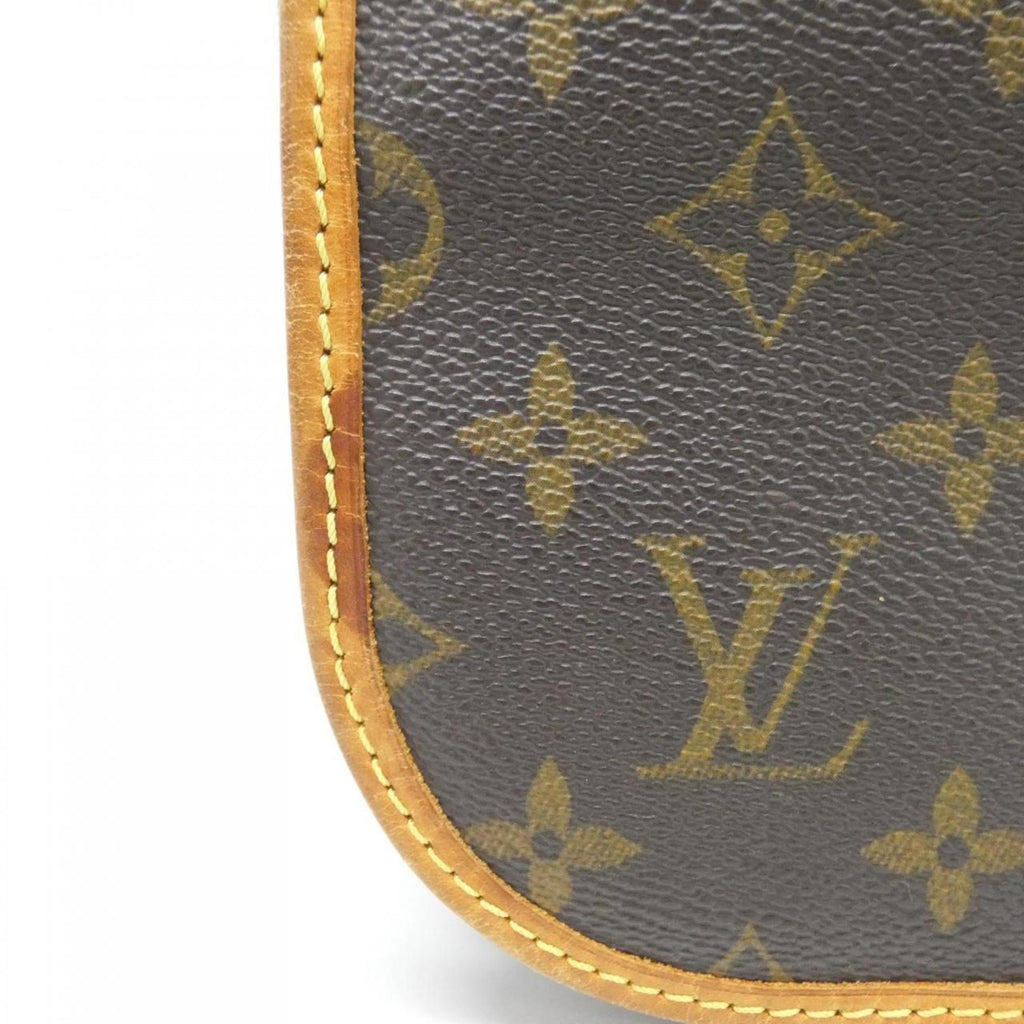Louis Vuitton Marron Coated Canvas Shoulder Bag (Pre-Owned)