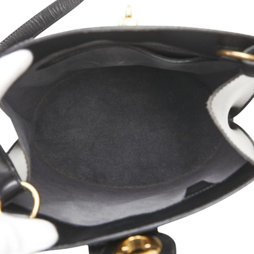 Louis Vuitton Epi Black Noir Leather Shoulder Bag (Pre-Owned)