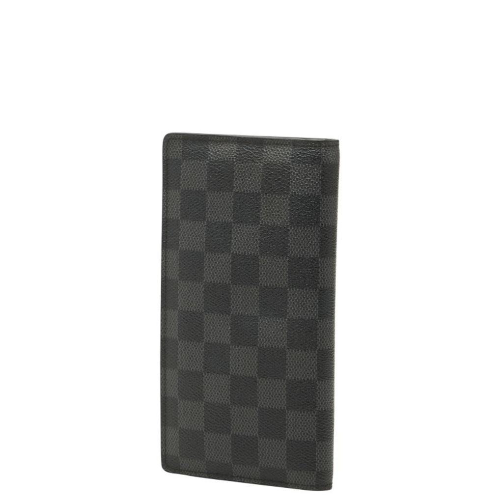 Louis Vuitton Damier Graphite Black Gray Damier Graphite Long Wallet (Bi-Fold) (Pre-Owned)