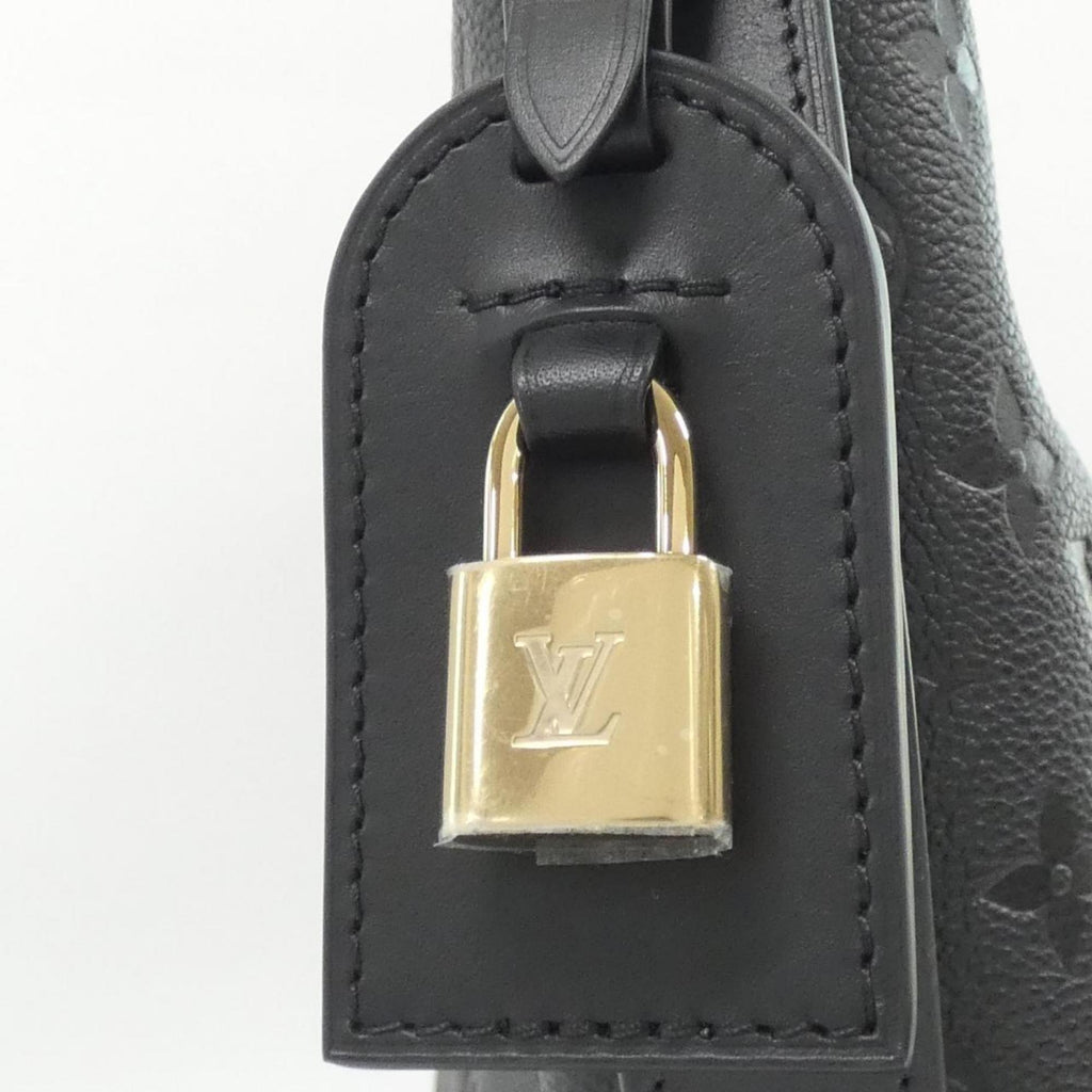 Louis Vuitton Black Leather Shoulder Bag (Pre-Owned)