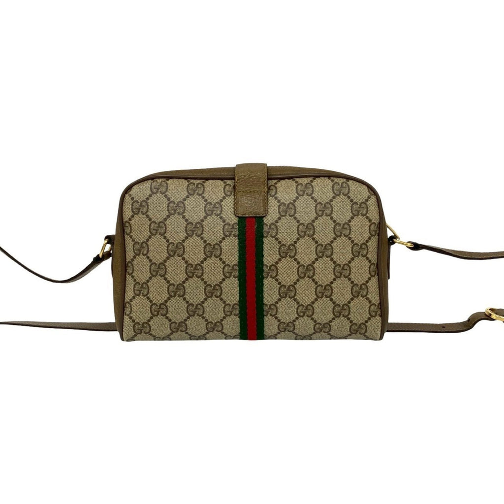 Ophidia Shoulder Bag GG Coated Canvas Small