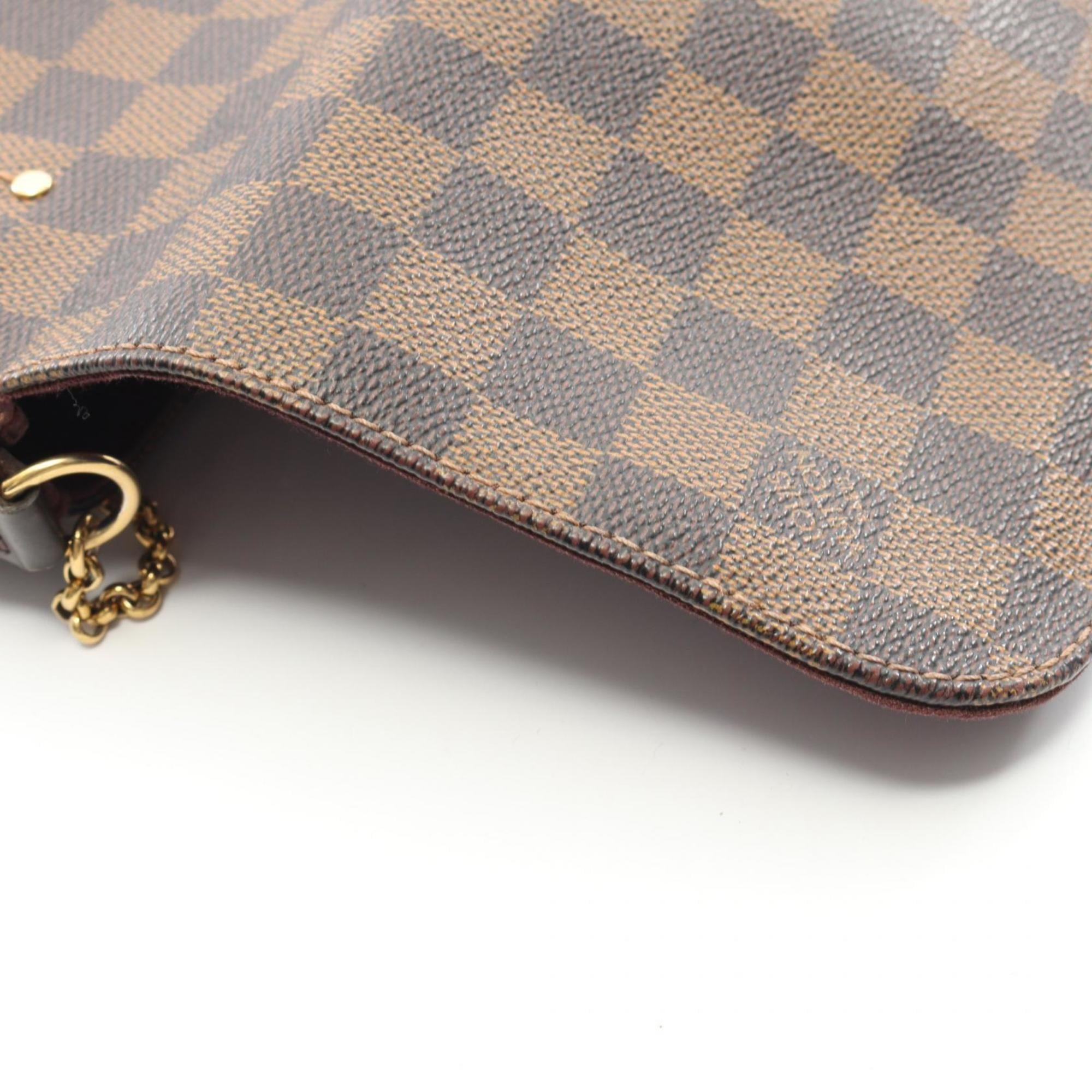 Louis Vuitton Brown Coated Canvas Leather Handbag (Pre-Owned)