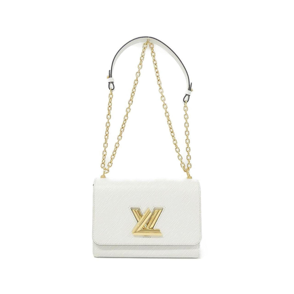 Louis Vuitton White Leather Shoulder Bag (Pre-Owned)