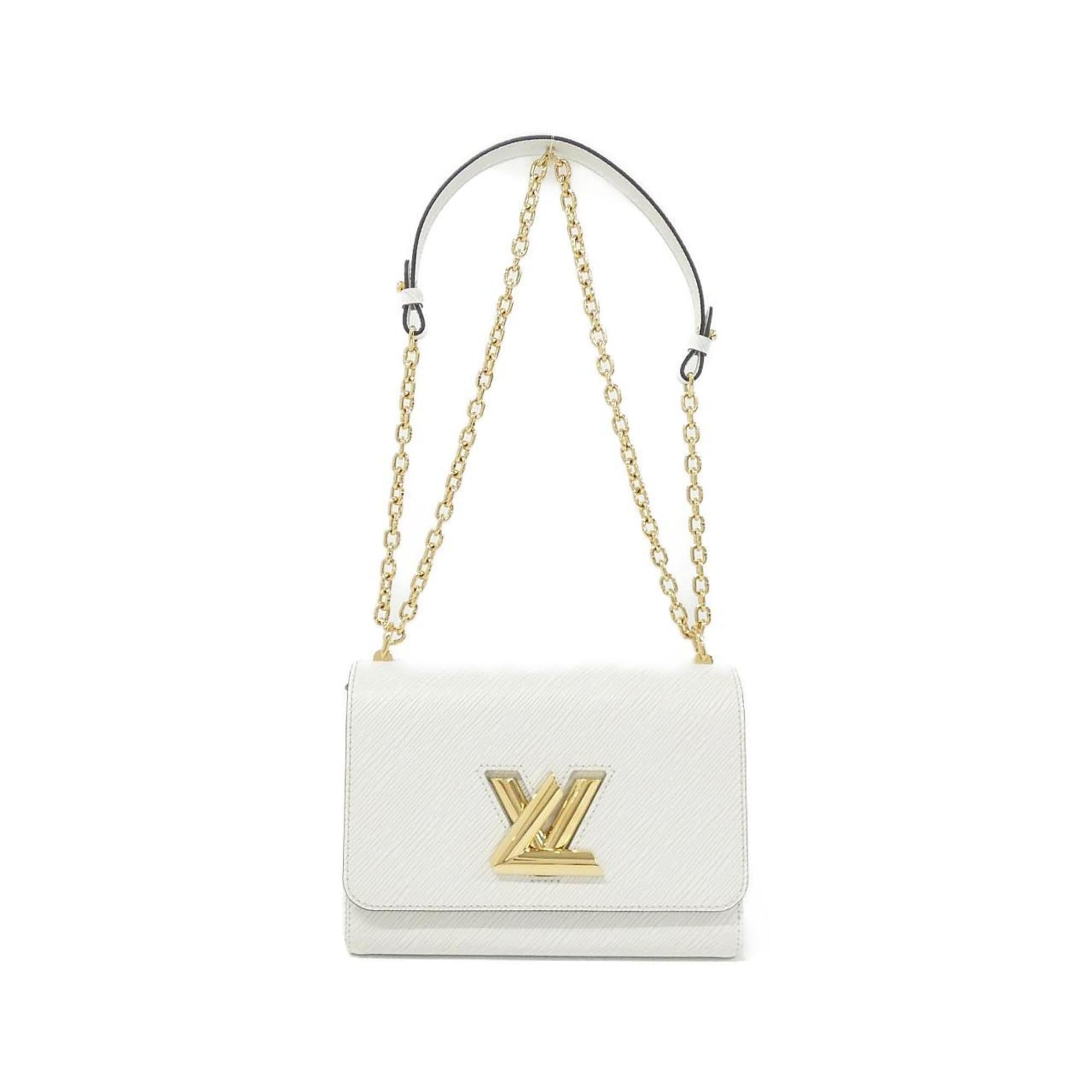 Louis Vuitton White Leather Shoulder Bag (Pre-Owned)