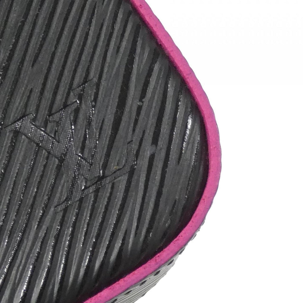 Louis Vuitton Epi Hot Pink Noir Leather Pochette Shoulder Bag (Pre-Owned)