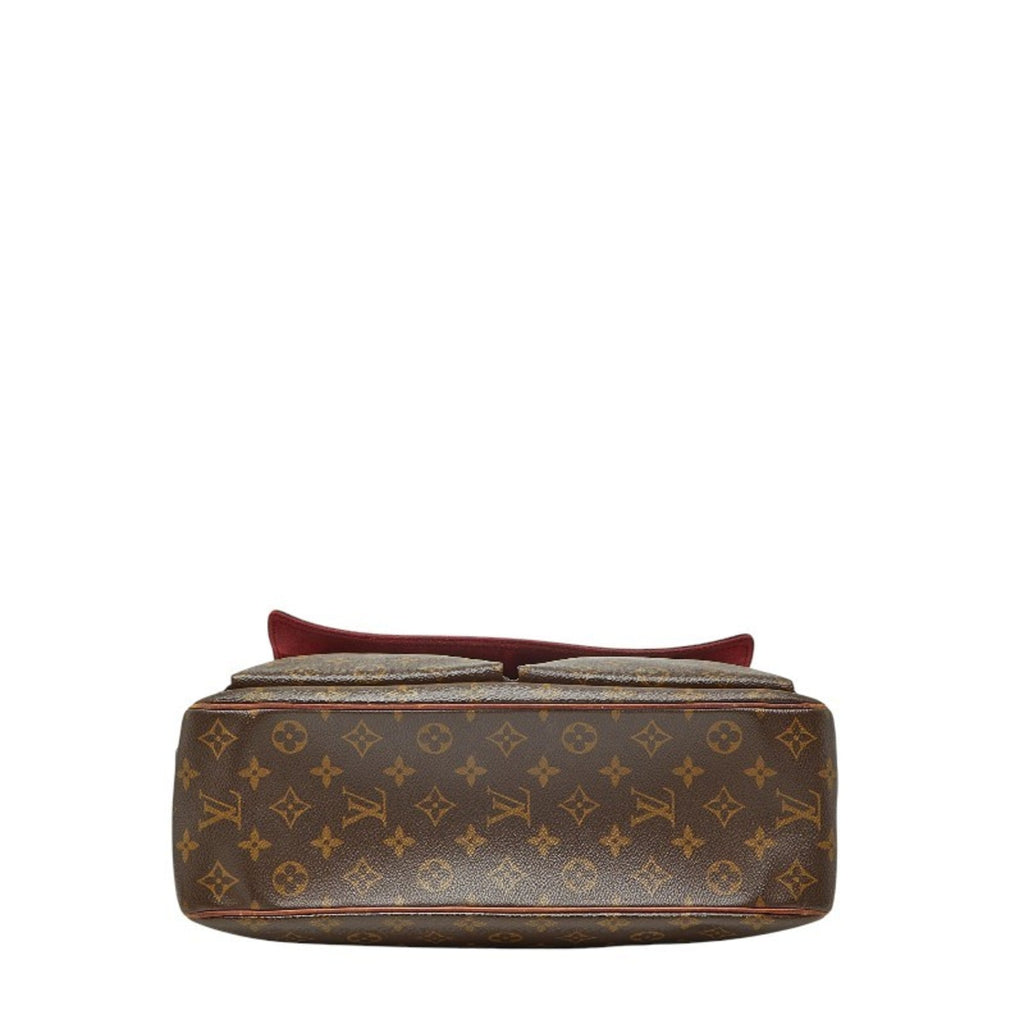 Louis Vuitton Brown Pvc Leather Handbag Tote Bag (Pre-Owned)