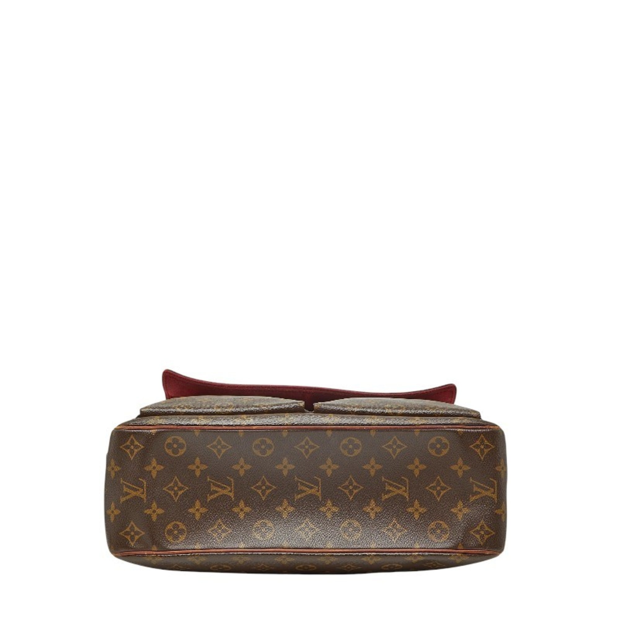 Louis Vuitton Brown Pvc Leather Handbag Tote Bag (Pre-Owned)