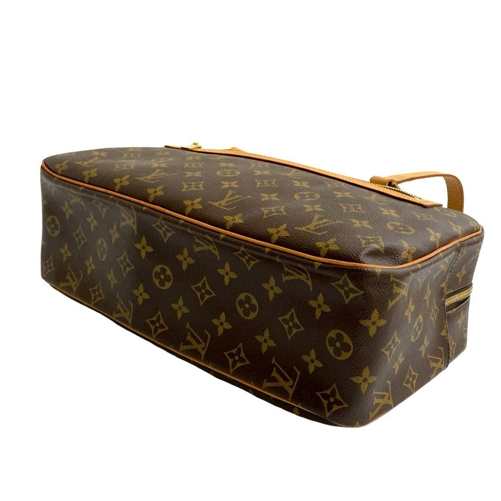 Louis Vuitton Brown Leather Pvc Boston Bag Shoulder Bag (Pre-Owned)