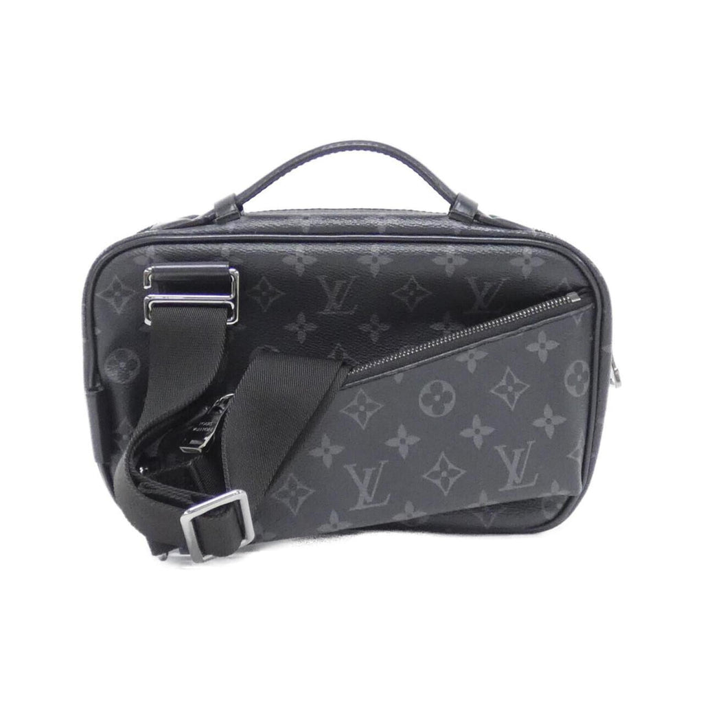 Louis Vuitton Black Coated Canvas Shoulder Bag (Pre-Owned)