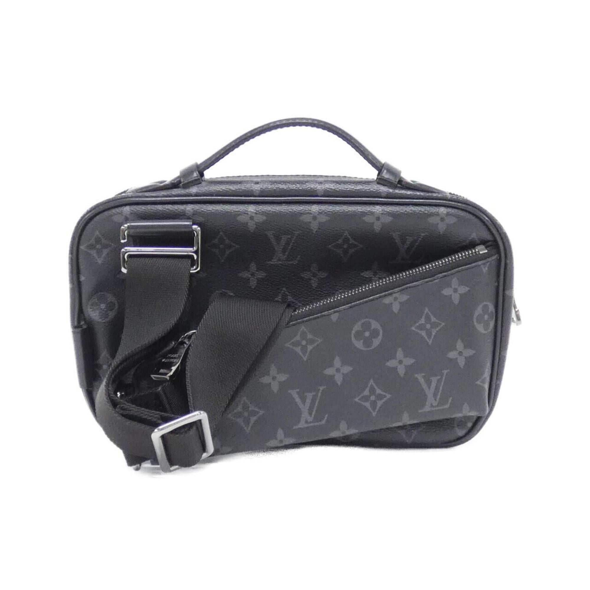 Louis Vuitton Black Coated Canvas Shoulder Bag (Pre-Owned)