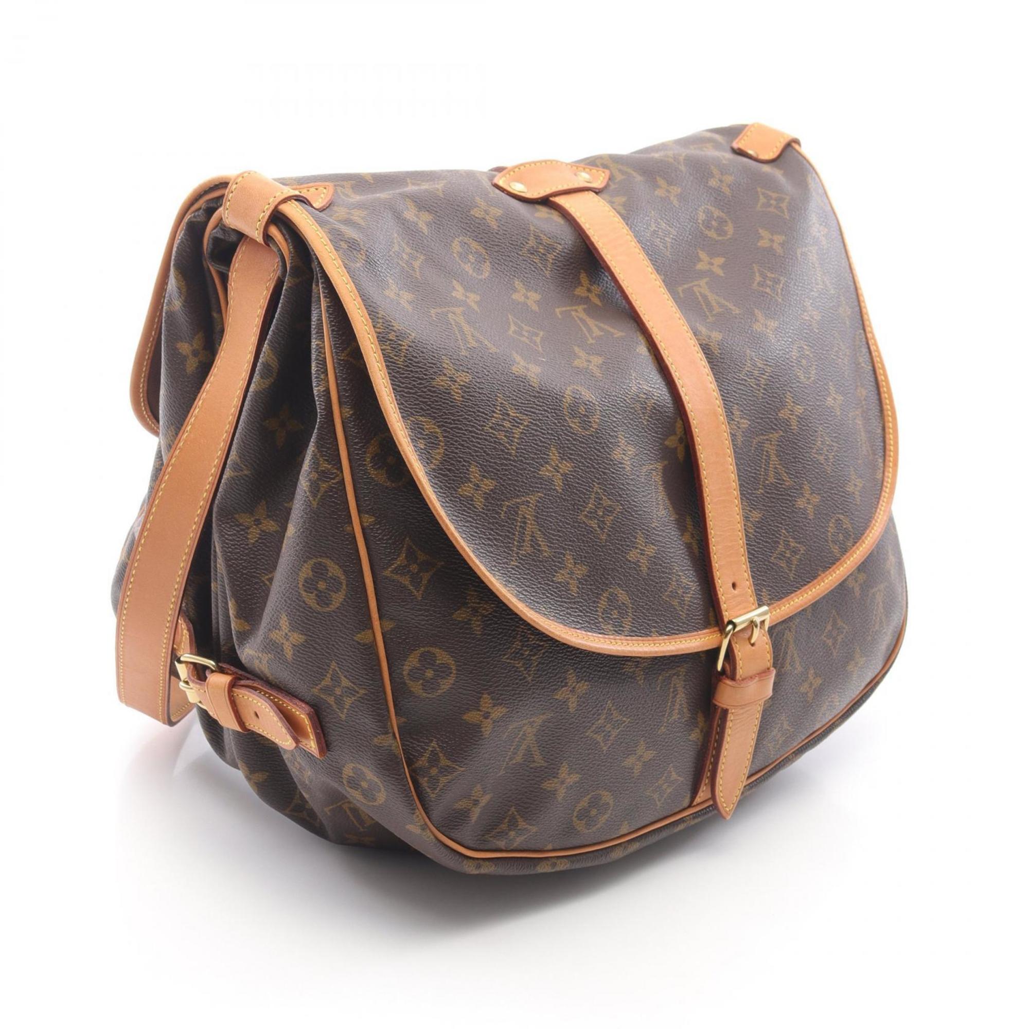 Louis Vuitton Brown Monogram Coated Canvas Pvc Leather Shoulder Bag (Pre-Owned)