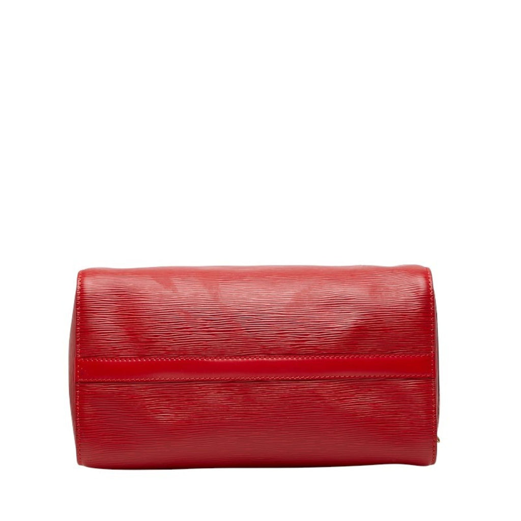 Louis Vuitton Castilian Red Leather Boston Bag Handbag (Pre-Owned)