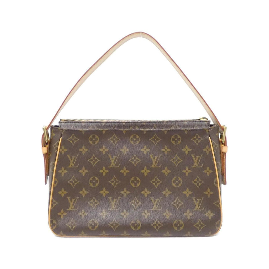 Louis Vuitton Marron Coated Canvas Shoulder Bag (Pre-Owned)